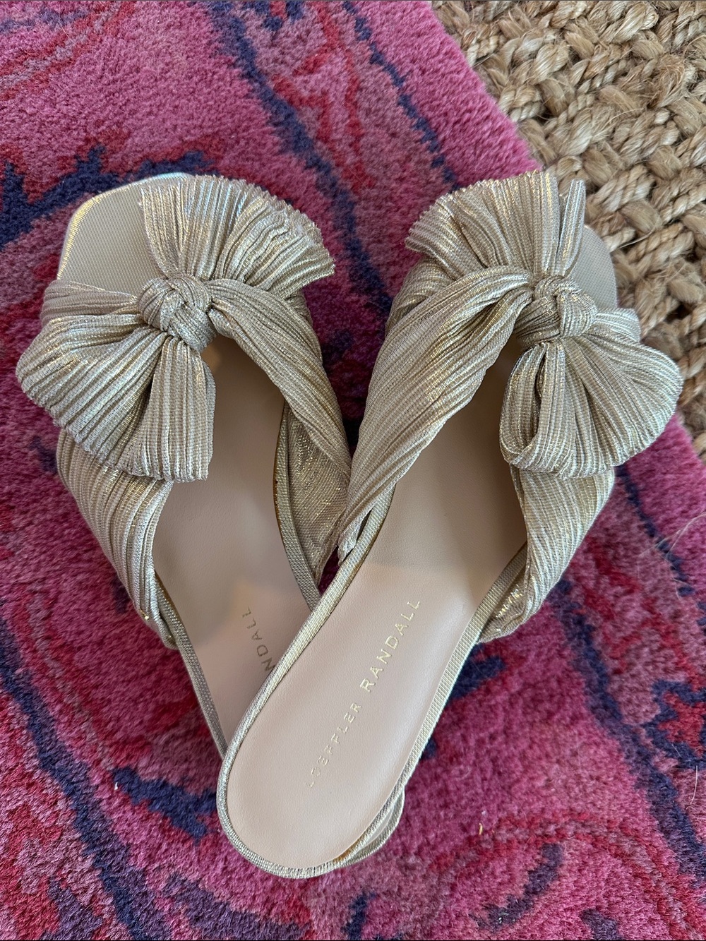 Loeffler Randall Daphne Bow Sandals size 8